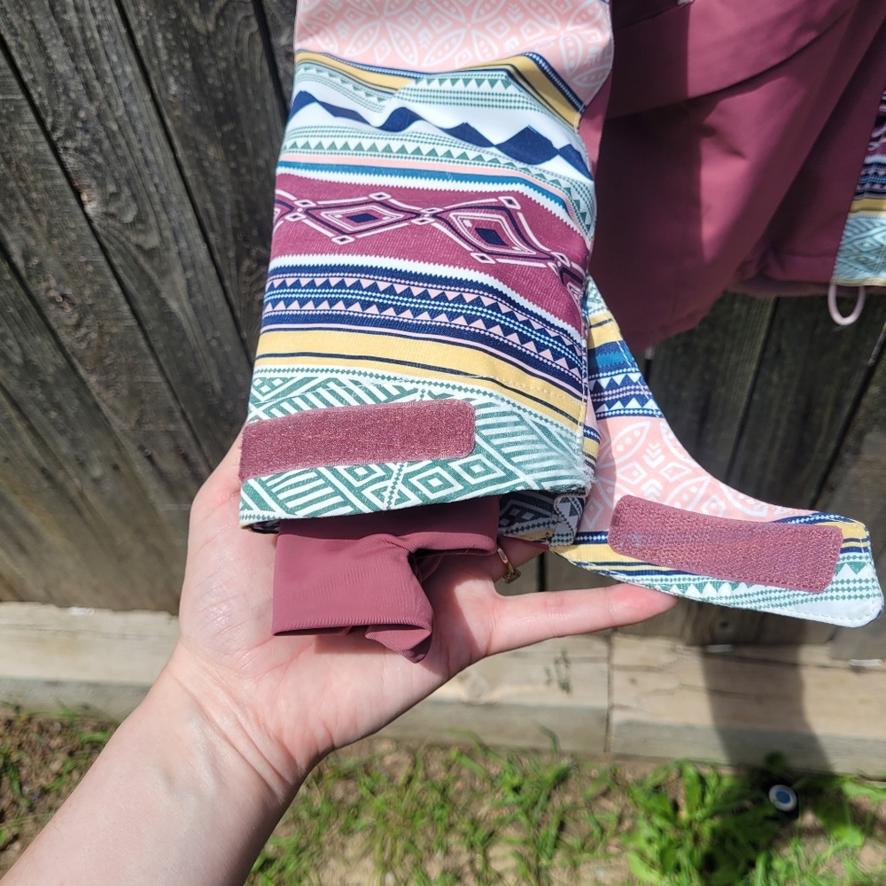 Billabong Multicolor Patterned Ski Jacket - image 7